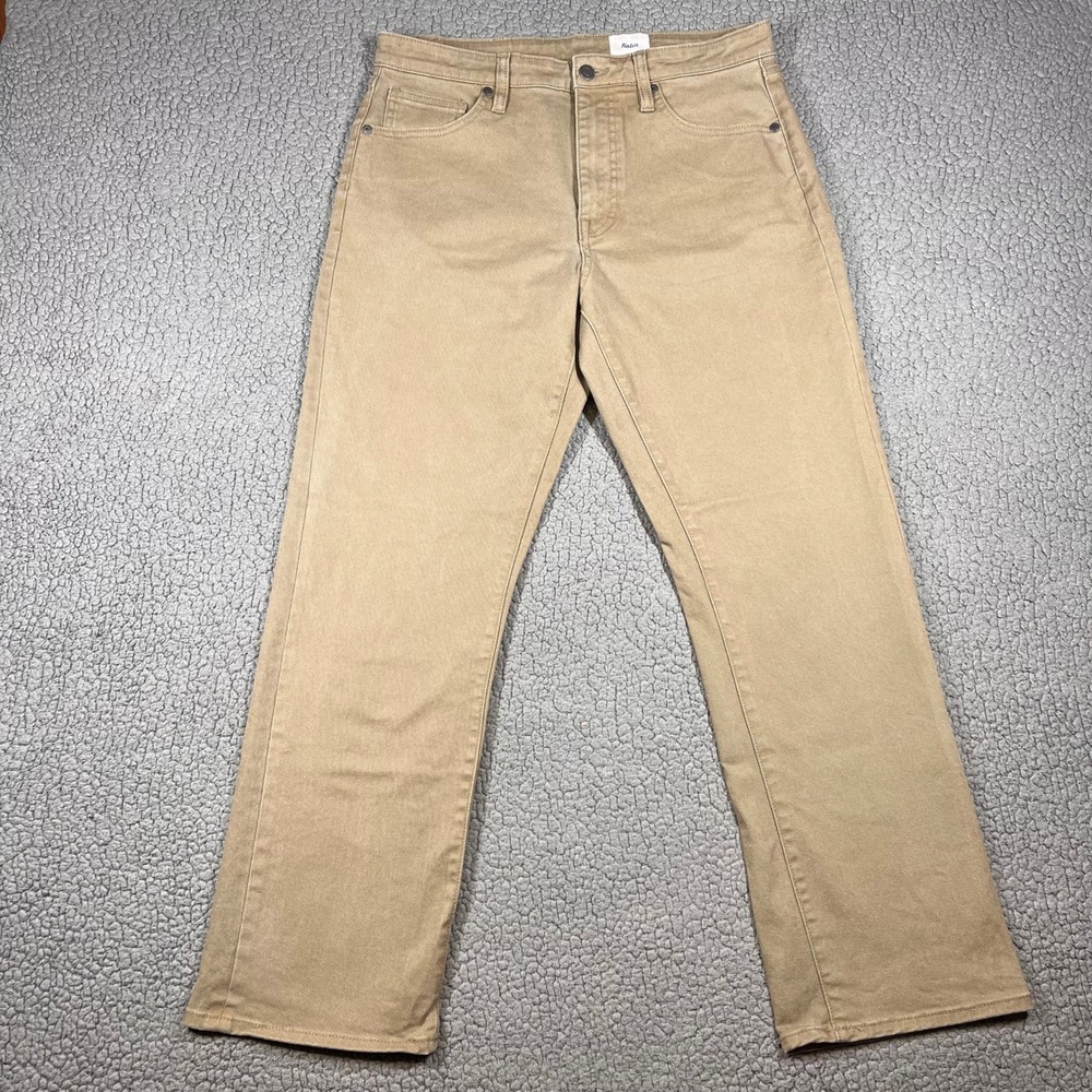Katin Pants George 64 Relaxed Straight Mens 31x30 Tan Khaki Five Pocket Chino